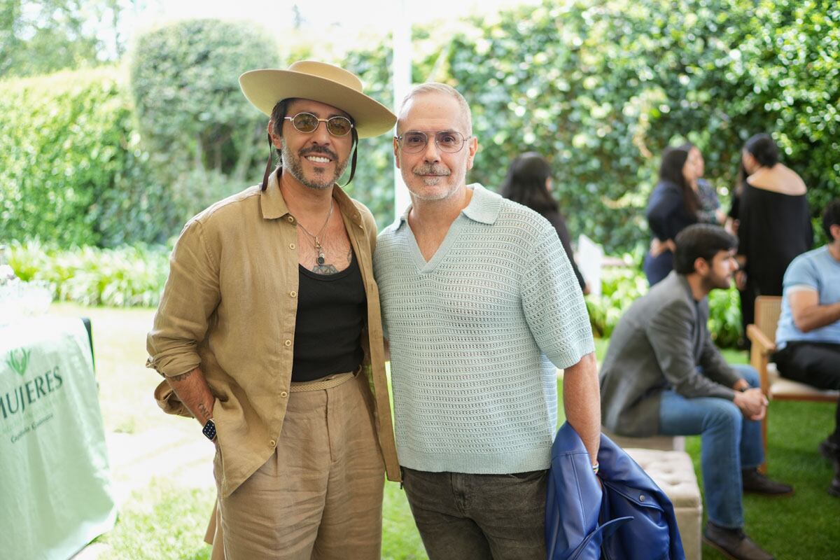 Mariano Garcés 'El Chef Yogui' y Luis Moor. (Foto: Leonardo Gómez)
