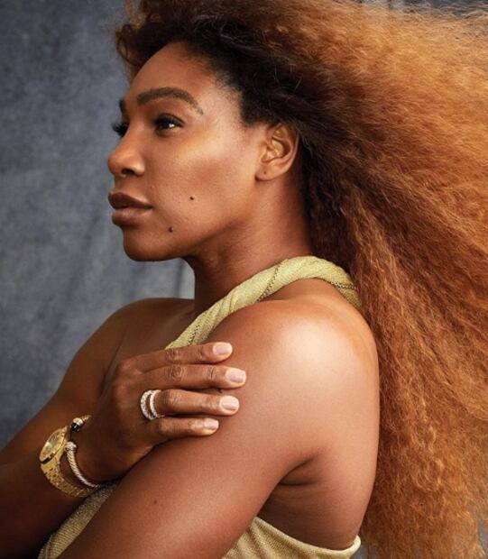 La tenista Serena Williams posa orgullosa y muestra sus fotos sin retoques