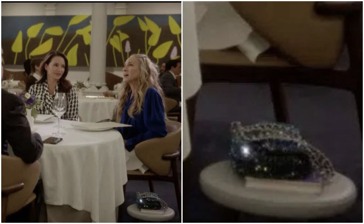 La tendencia de los pequeños asientos para bolsos de lujo en los restaurantes
