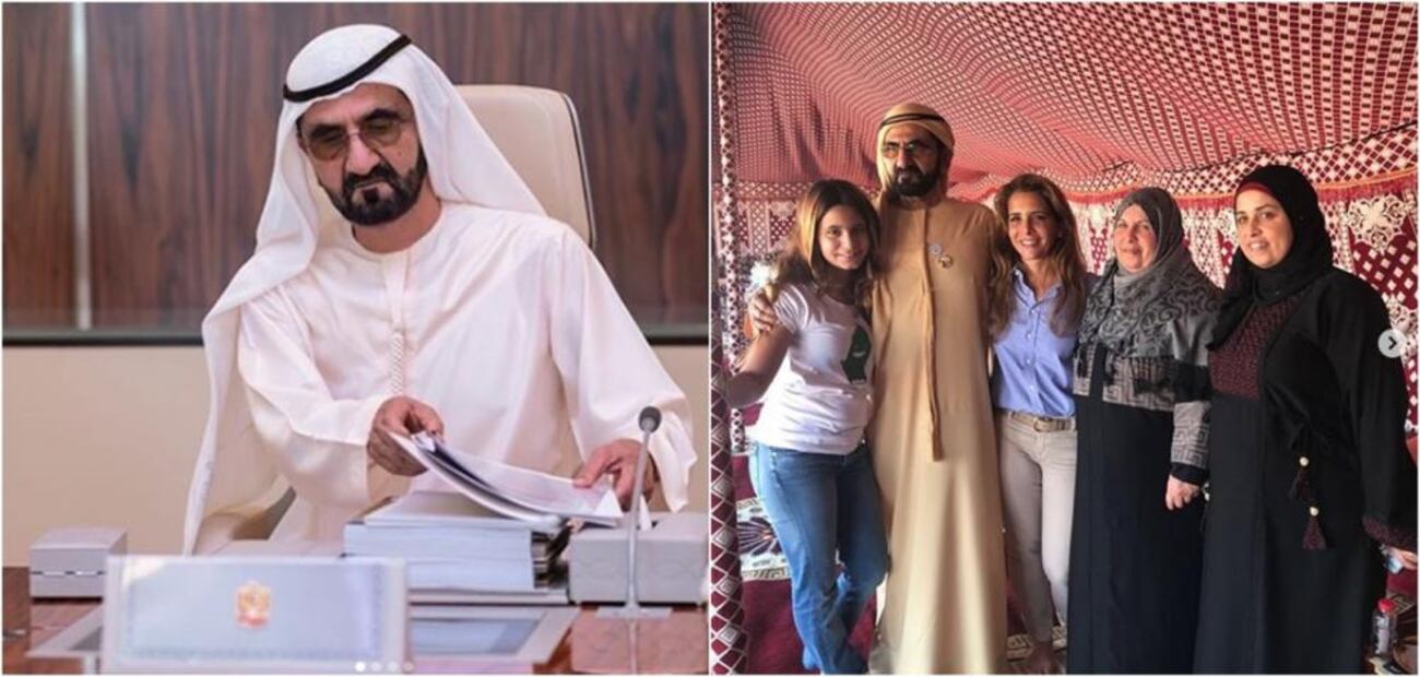 La princesa Haya y Mohammed bin Rashid al-Maktoum, listos; la fuerte batalla que se avecina entre los reinos de Jordania y Dubai 