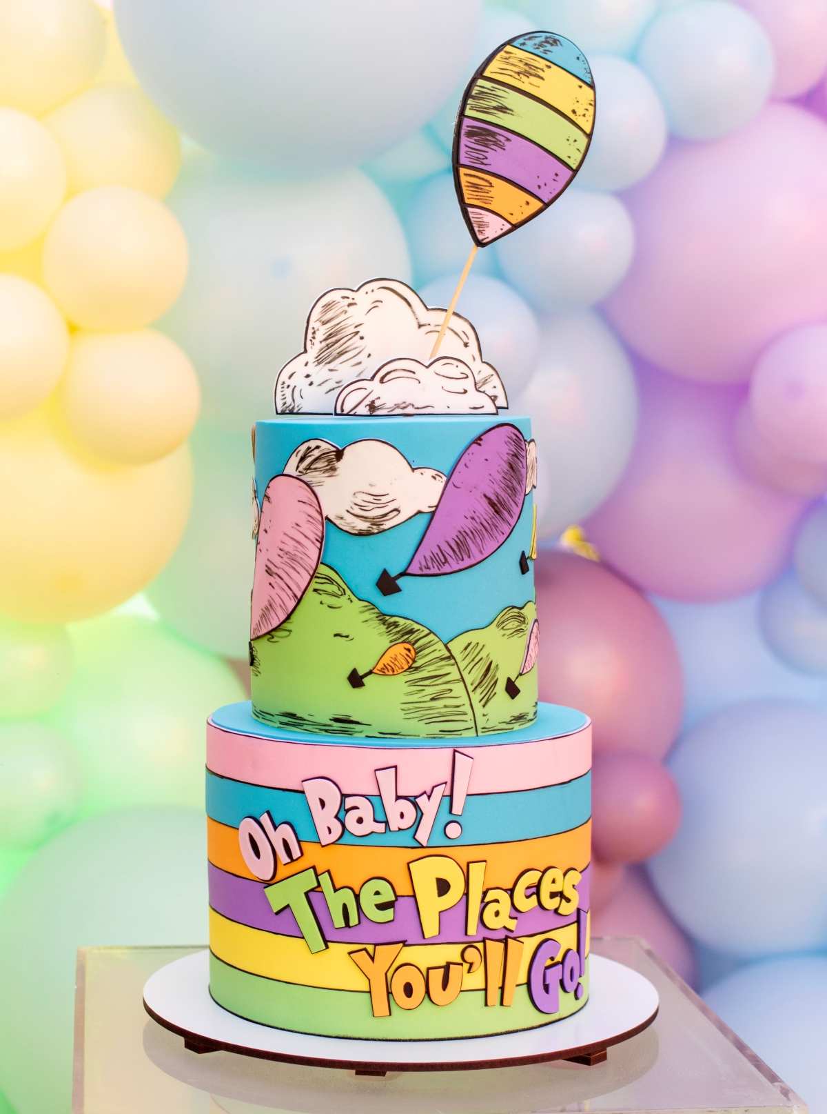 El pastel de cumpleaños de Piero / Foto: Angélica Chema