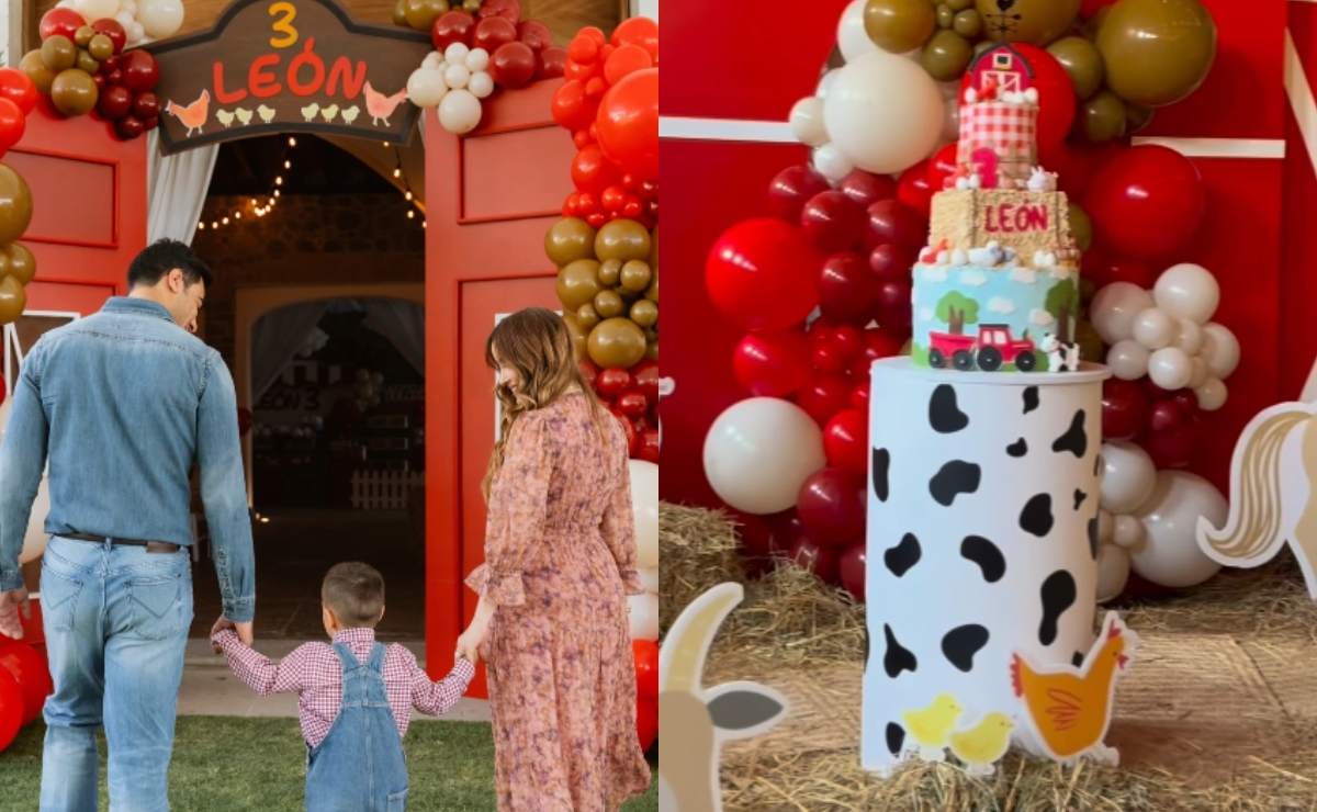 Carlos Rivera y Cynthia Rodríguez celebran los 3 años de León con fiesta temática