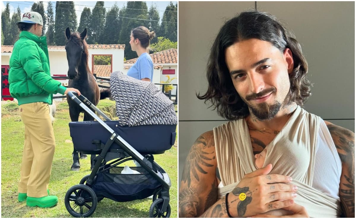 Maluma con Susana Gómez y su hija Paris / Instagram