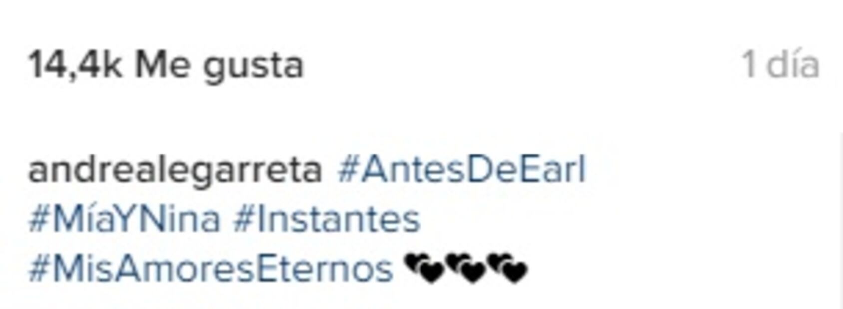 Las vacaciones familiares de Andrea Legarreta