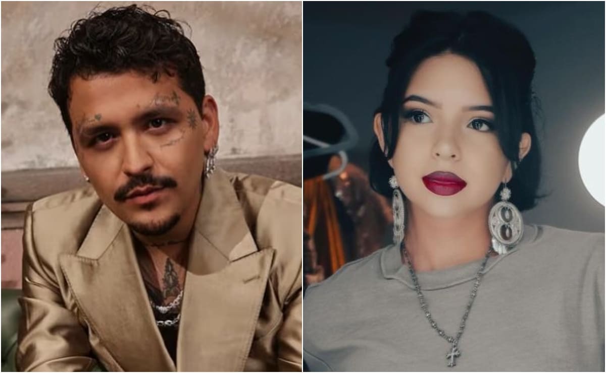 Christian Nodal y Ángela Aguilar, muy enamorados, lucen outfits idénticos