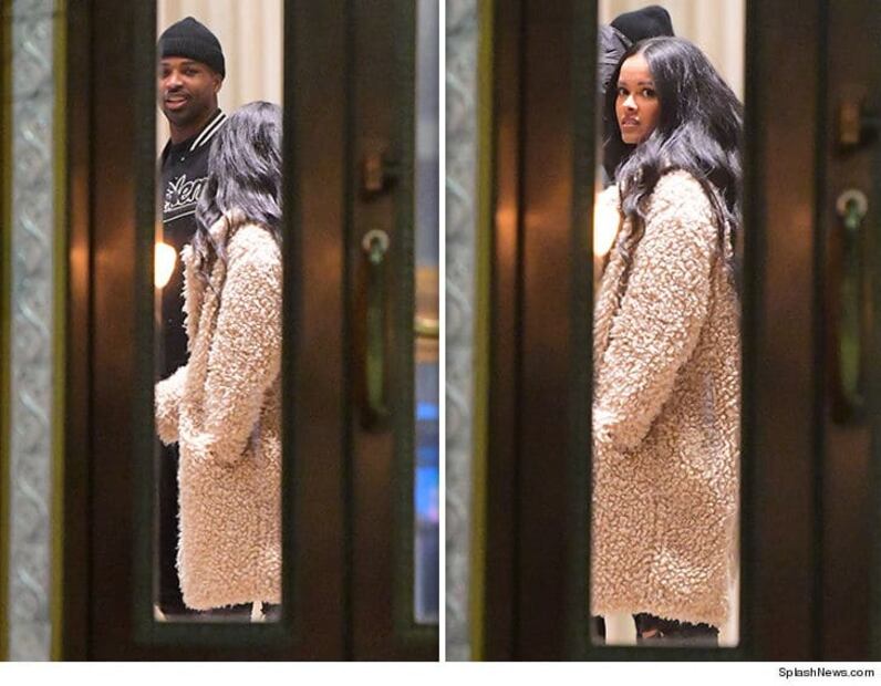 Tras infidelidad a Khloé Kardashian, Tristan Thompson es captado con una modelo
