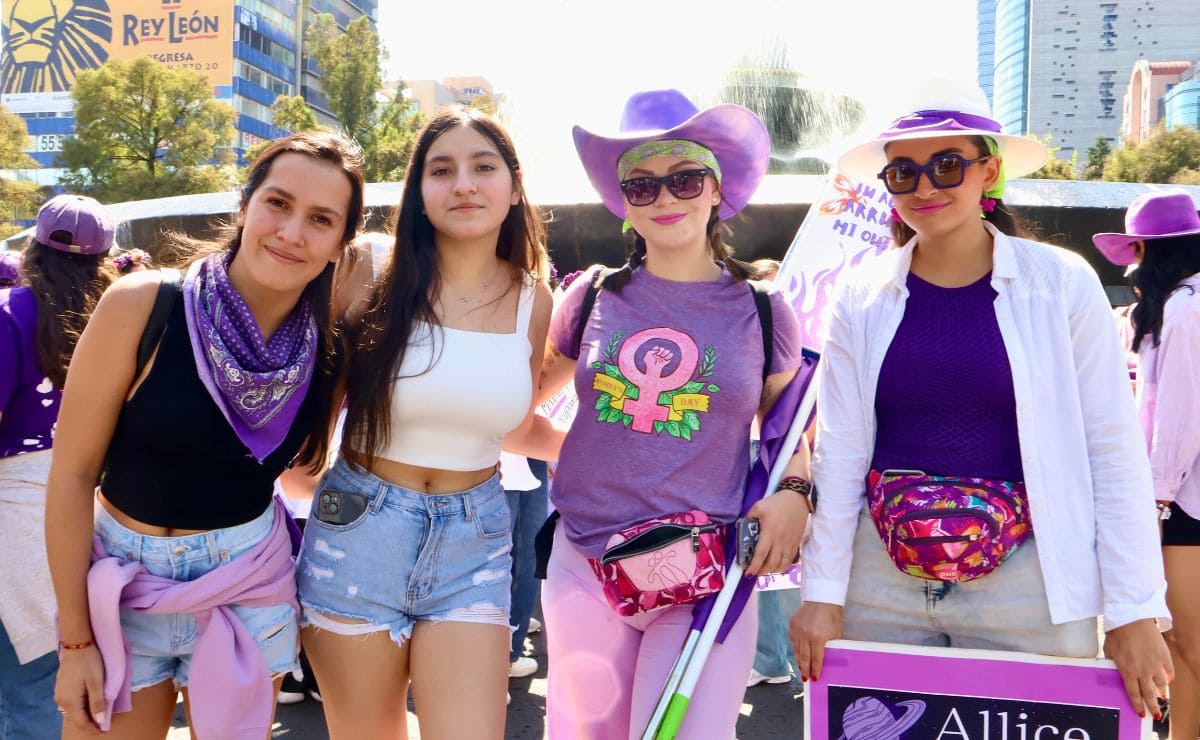 Samanta Navarro, Bárbara Mendoza, Samantha Mora y Brenda Anaya / Foto: Nayeli Castillo