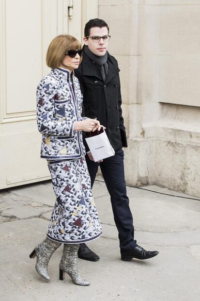 Ellos asistieron a la presentación de la colección de primavera-verano 2016 de Chanel