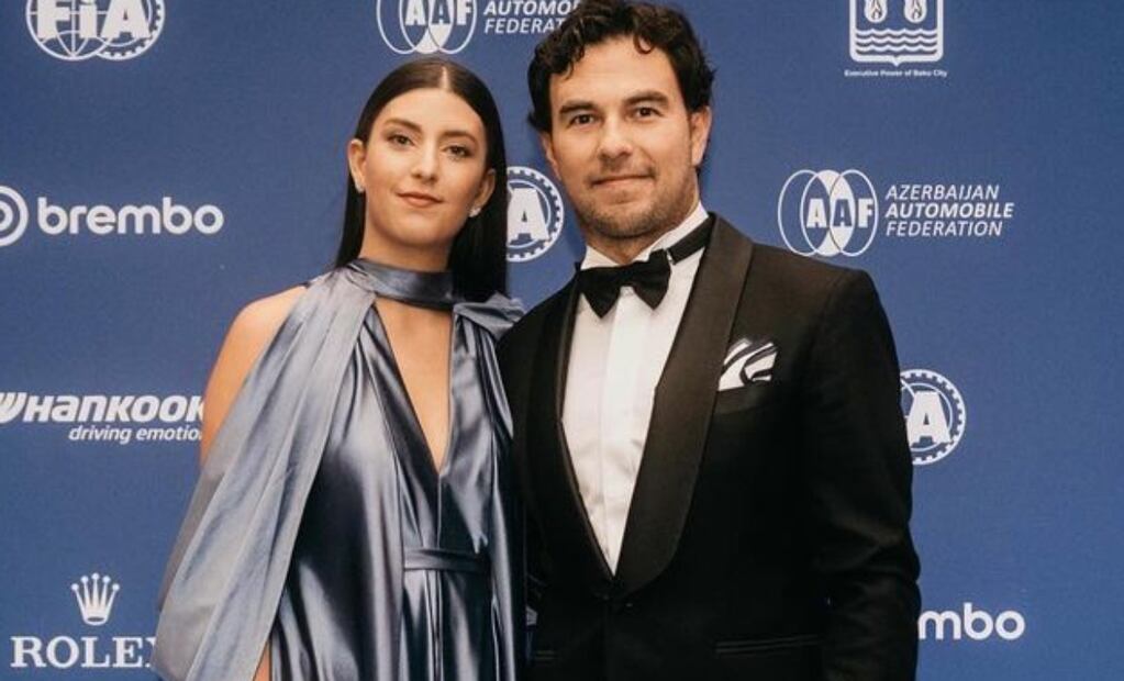 Carola Martínez y Sergio 'Checo' Pérez / Instagram

