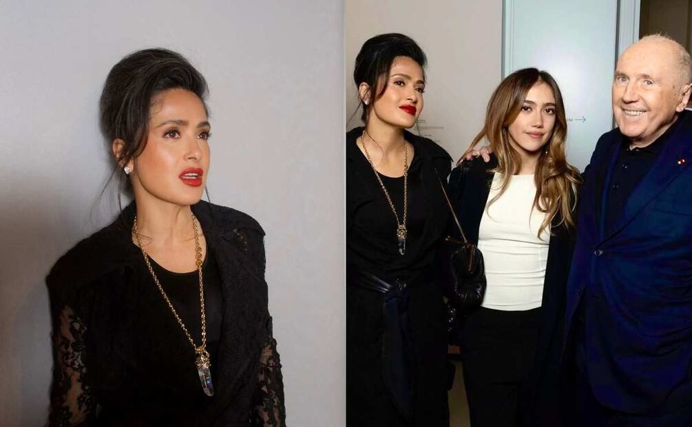 Salma Hayek, François-Henri Pinault y su hija Valentina Paloma / Foto: Instagram