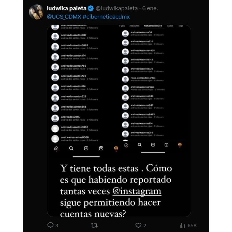 Ludwika Paleta denuncia amenazas / Foto: Captura de pantalla