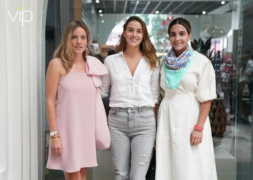 Daniela Beccio, Tania Bejarano y Andrea Morales. (Foto: Héptor Arjona)