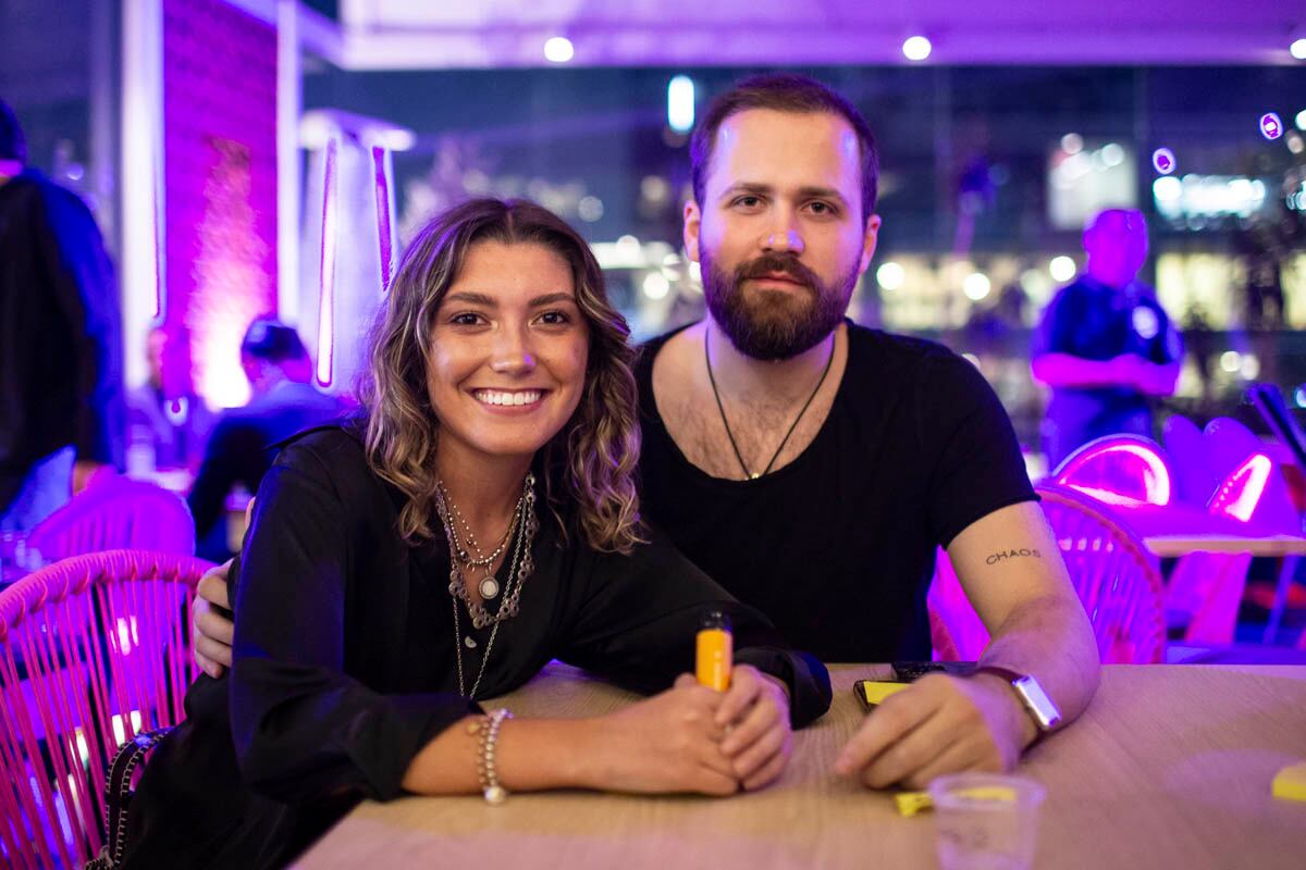 Paola Quintanal y Allan Cesarman. (Foto: Esteban Torreblanca)