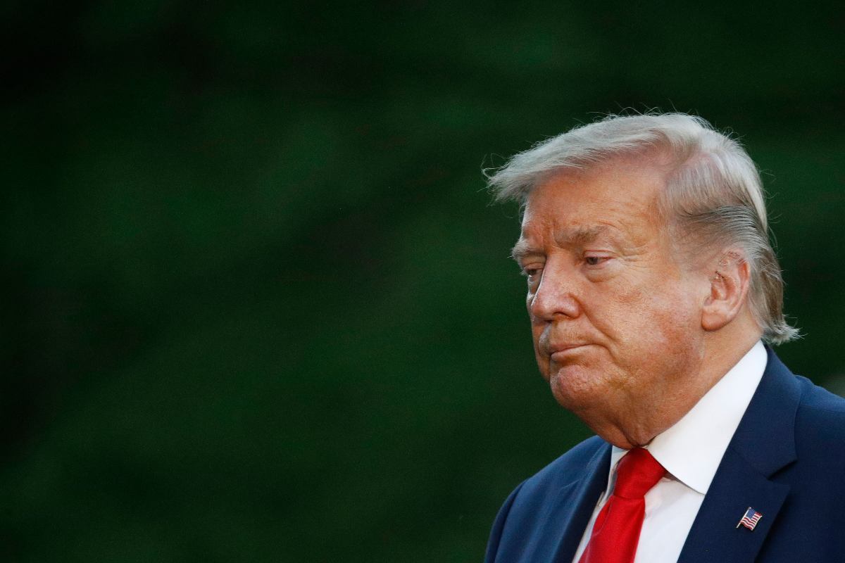 Donald Trump se refugió en el búnker de la Casa Blanca durante protestas