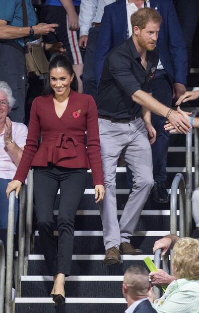 ¡Sorprenden a Meghan Markle con un beso en los Invictus Games!