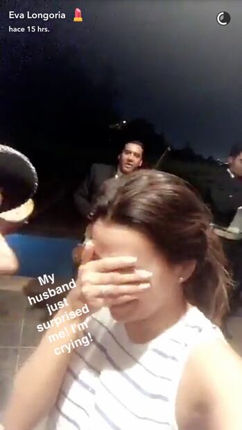La serenata de Pepe Bastón a Eva Longoria por su cumpleaños