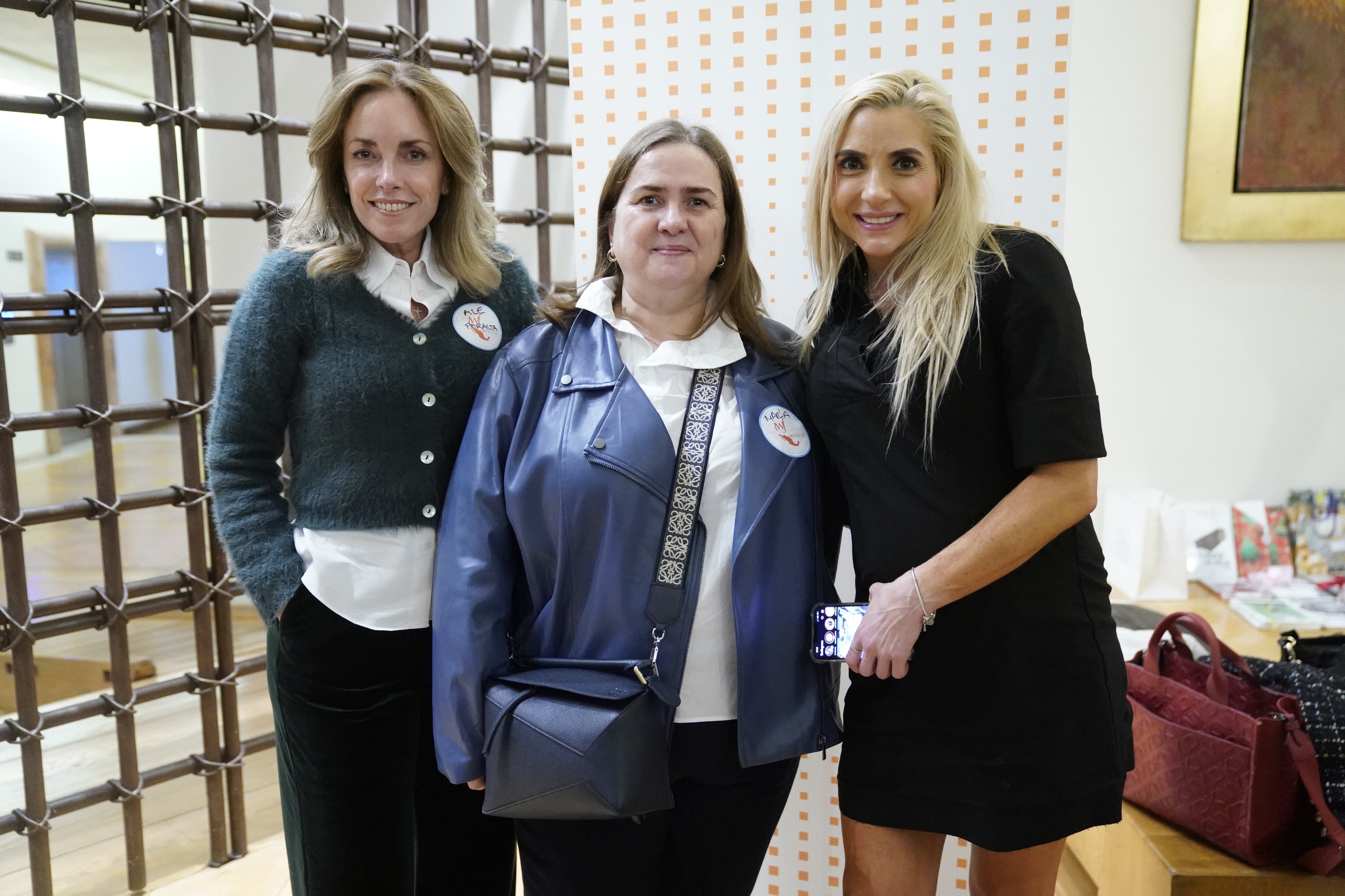 Alejandra Peralta, María Lizárraga y Elena Achar. (Foto: Leonardo Gómez)