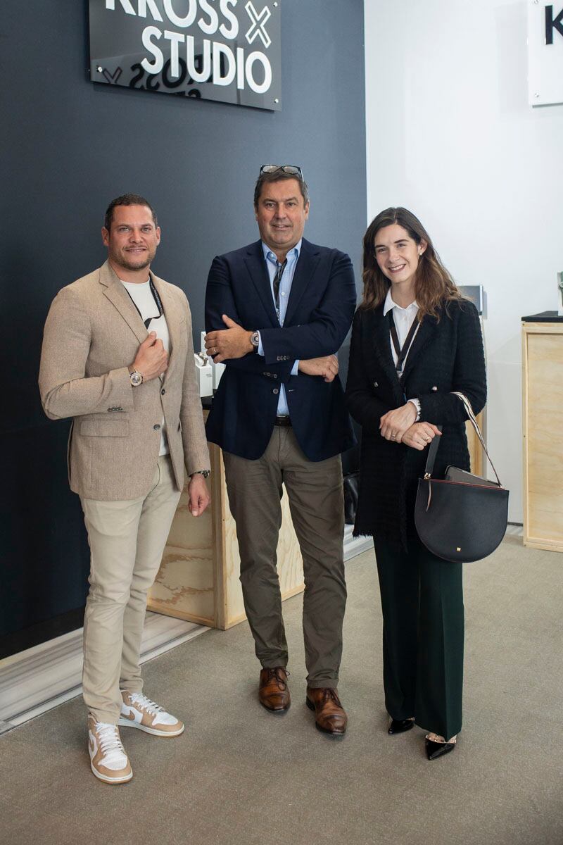 Fabio Rodríguez, Matías Yves y Michelle Adamo. (Foto: Esteban Torreblanca)