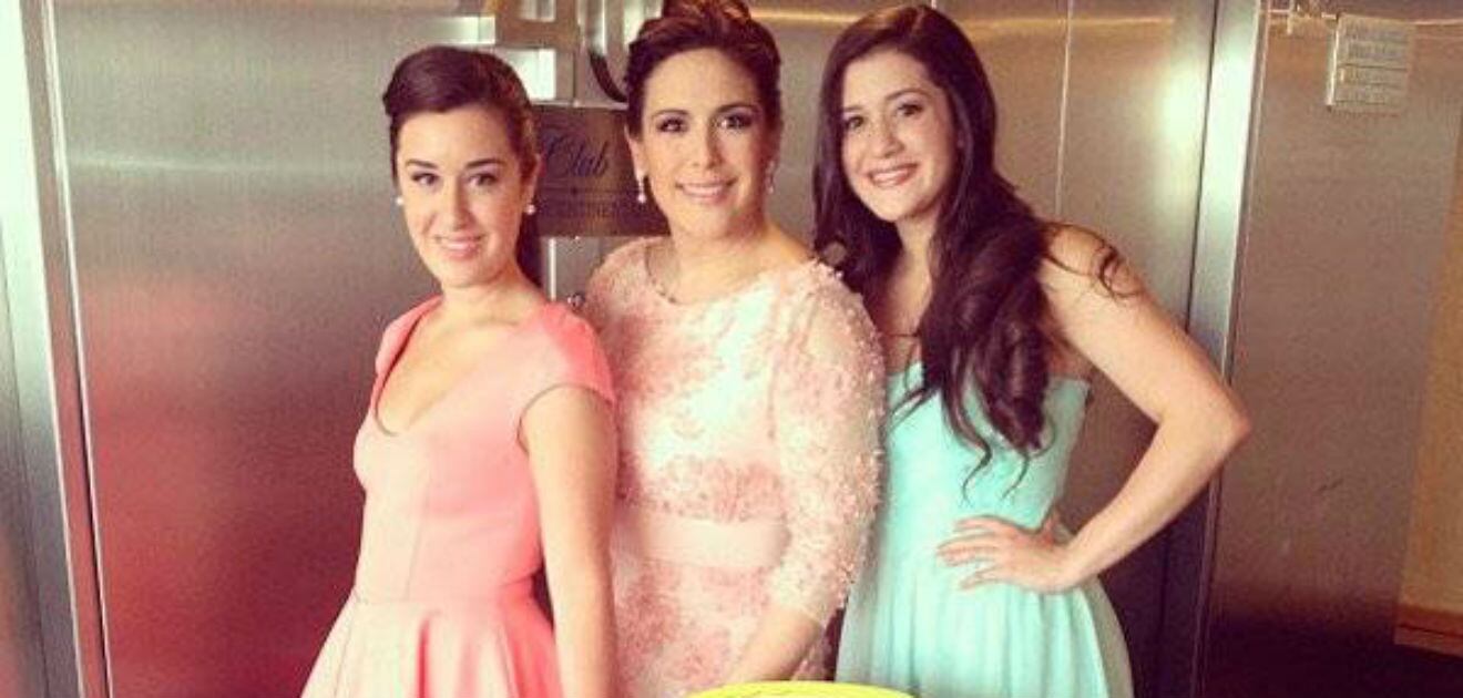 Caro y Ely, las guapas hijastras de Angélica Vale
