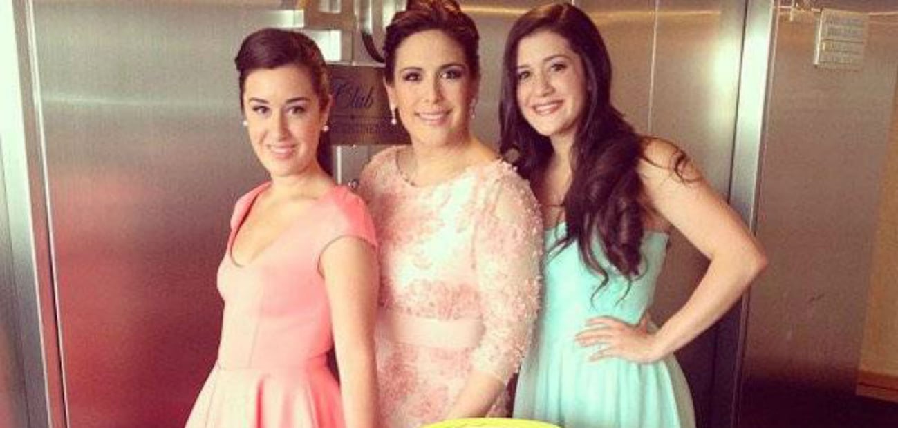 Caro y Ely, las guapas hijastras de Angélica Vale