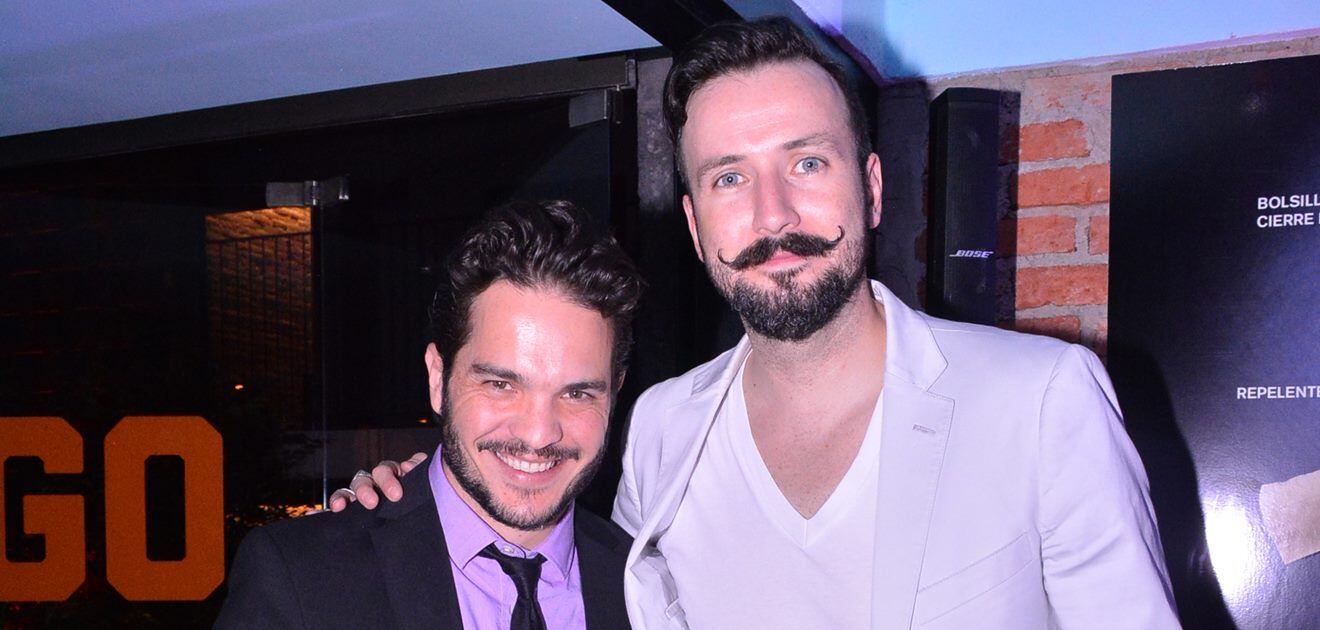 Kuno Becker y Juanchi Torre en el Cóctel Dockers