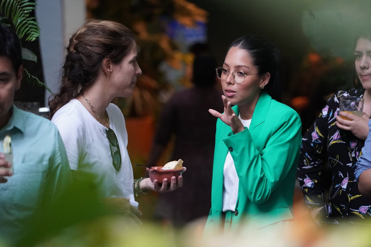 Catalina Fernández y Land Cuan. (Foto: Héptor Arjona)