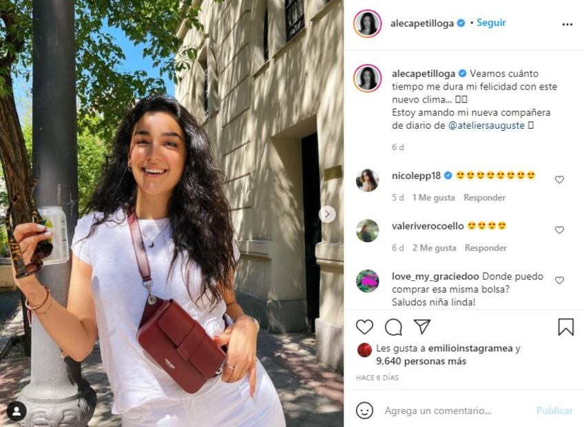 Alejandra Capetillo revela el motivo de su estancia en Madrid
