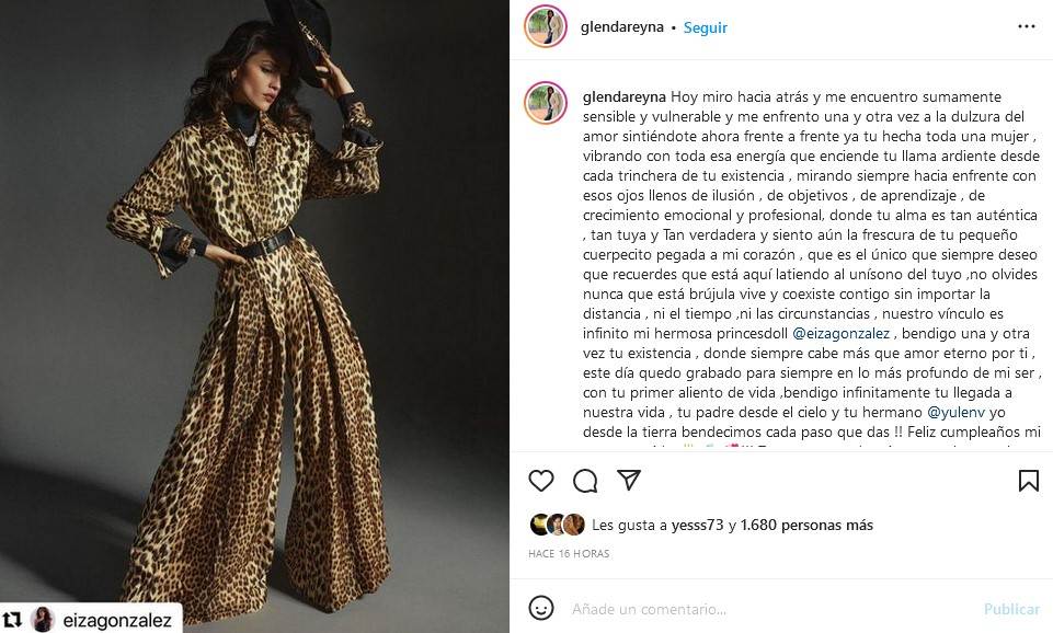 Eiza González cumple 32 años y así la felicitó su mamá Glenda Reyna