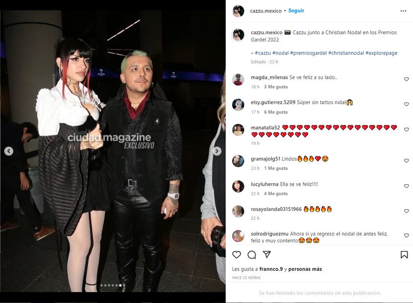 Cazzu habla sobre su relación con Christian Nodal "Fue un flechazo"