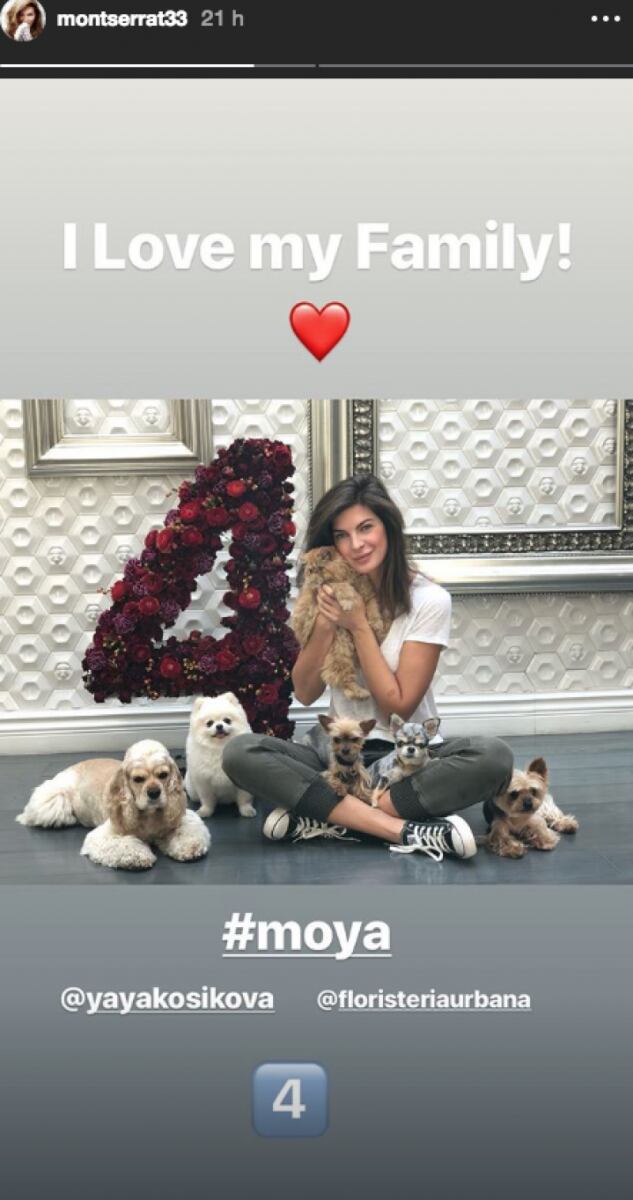 El romántico álbum con el que Montserrat Oliver y Yaya Kosikova festejaron 4 años de amor 
