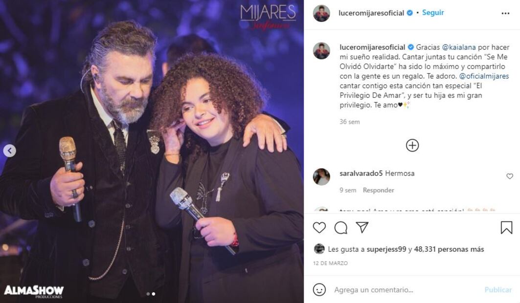 Lucero y Mijares presumen la voz de Lucerito con un villancico