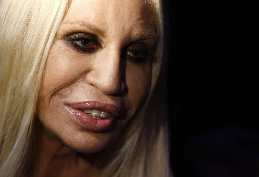 La transformación de Donatella Versace