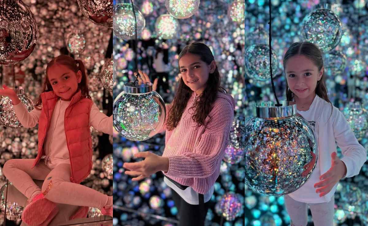 Las hijas de Jacky Bracamontes durate su viaje a Japón / Fotos: Instagram