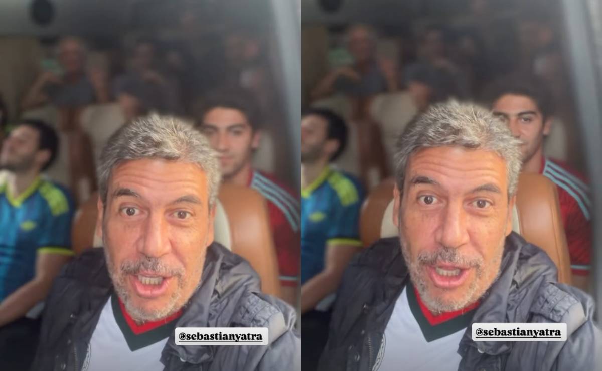 Sebastián Yatra y Arturo Elias Ayub disfrutaron del partido / Fotos: Instagram