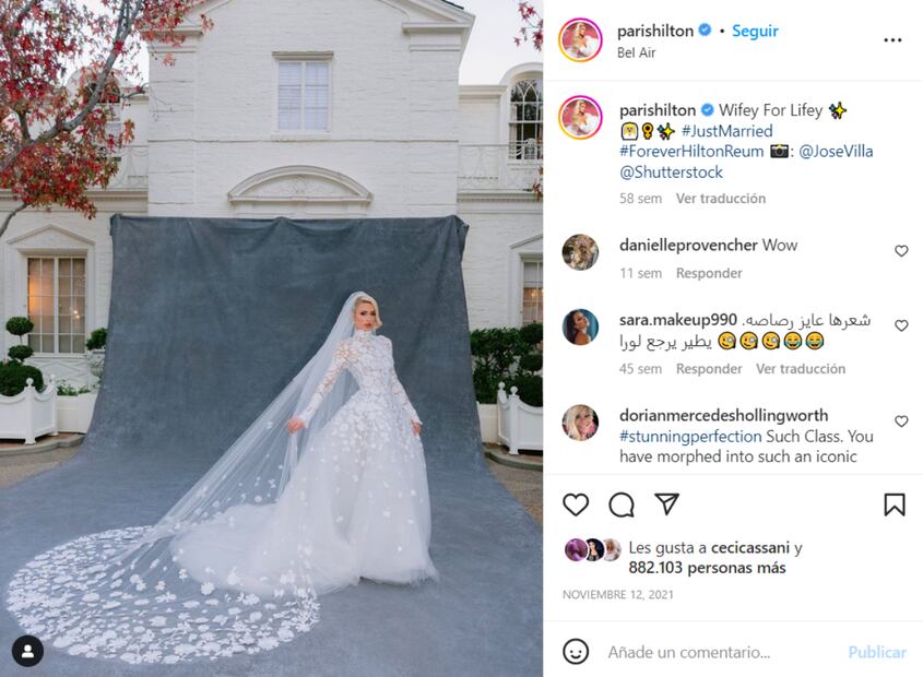 TOP 10. Fabulosos e icónicos vestidos de novia de las celebridades 2022