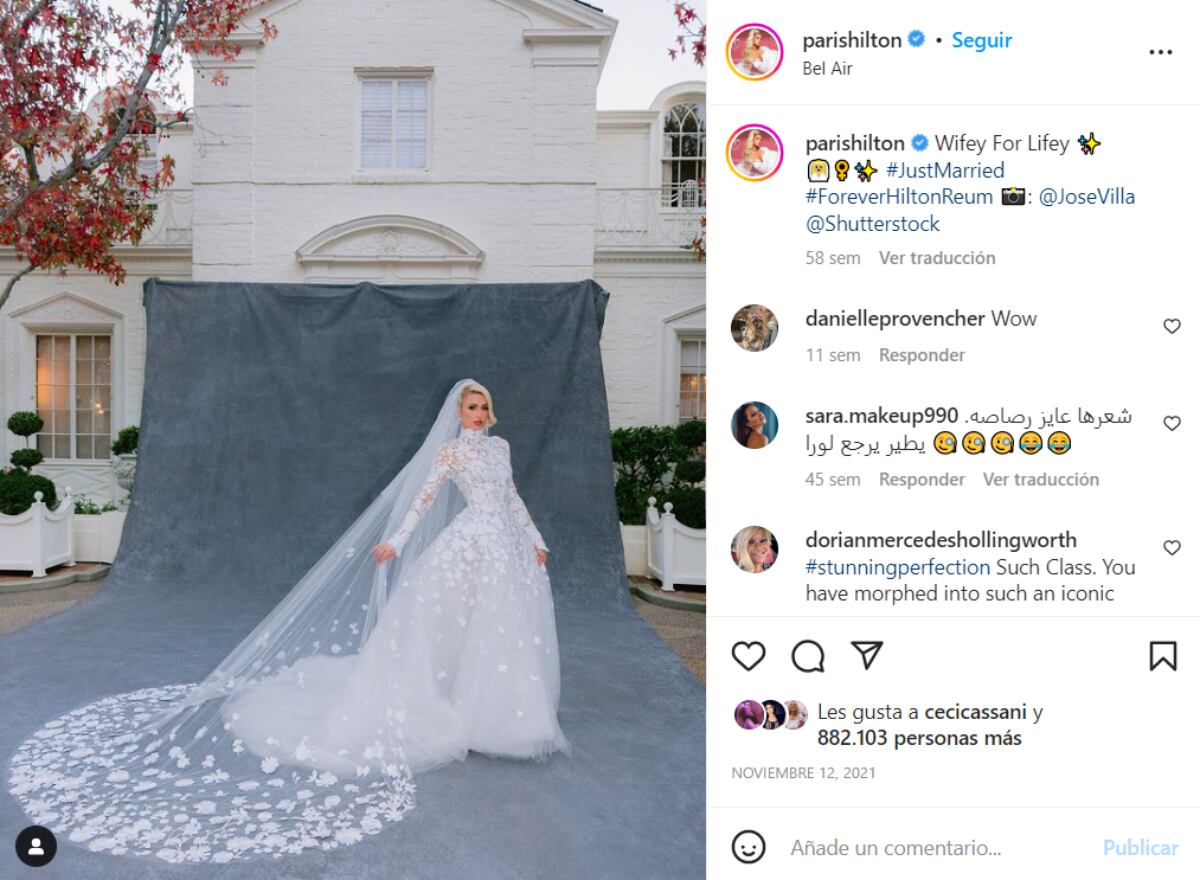 TOP 10. Fabulosos e icónicos vestidos de novia de las celebridades 2022