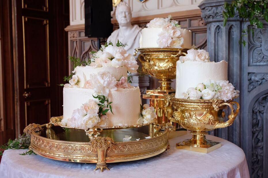 ¿Cómo han sido los pasteles en las bodas de la realeza británica?