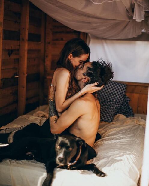 Las fotos "hot" de Sergio Mayer Mori y Raquel Chaves