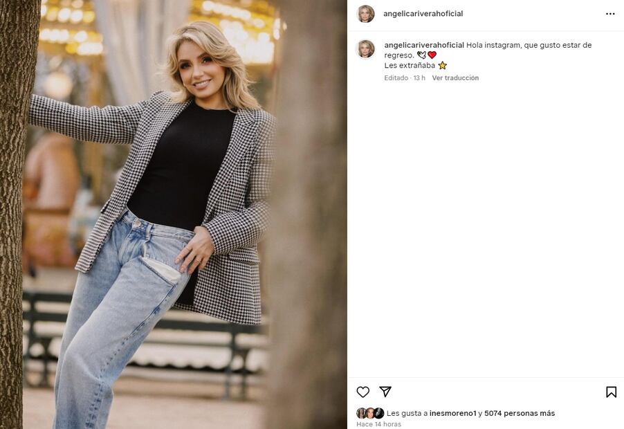 Angélica Rivera/Instagram