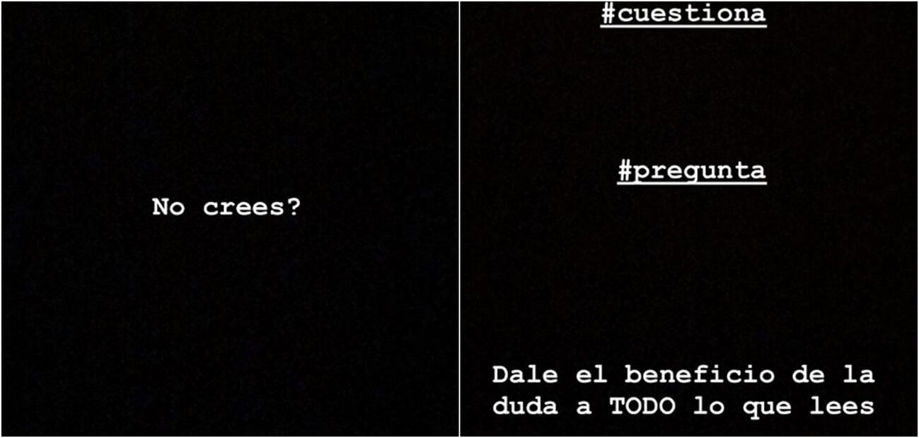 Ludwika Paleta publica misterioso mensaje: "Dale el beneficio de la duda a todo lo que lees" 