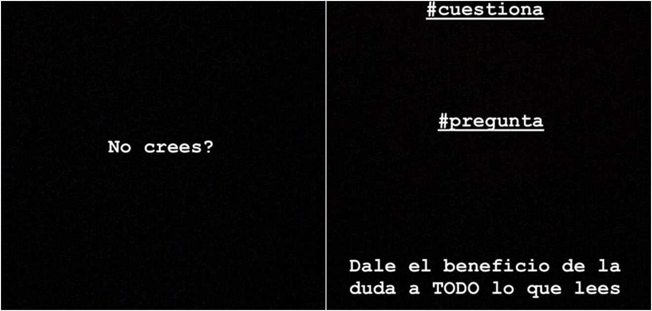 Ludwika Paleta publica misterioso mensaje: "Dale el beneficio de la duda a todo lo que lees" 