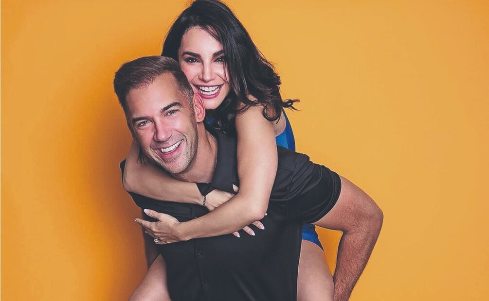 Martha Higareda y Lewis Howes / Foto: Archivo