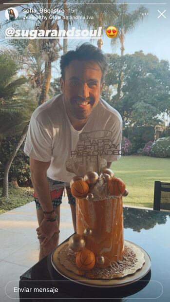Sofía Castro celebra el cumpleaños de Pablo Bernot