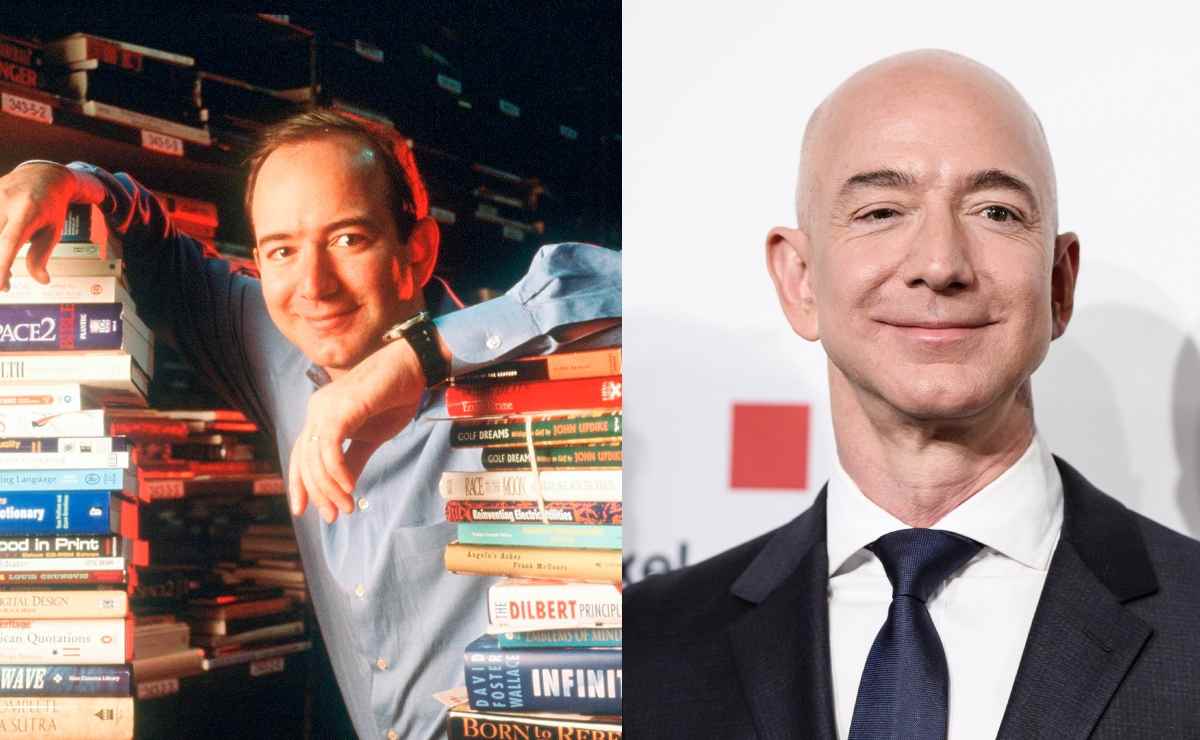Jeff Bezos, el antes y el después / Fotos: Getty Images - EFE