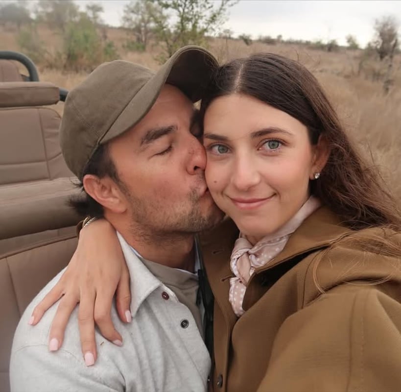 Las vacaciones de 'Checo' Pérez y Carola Martínez en África / Foto: Instagram