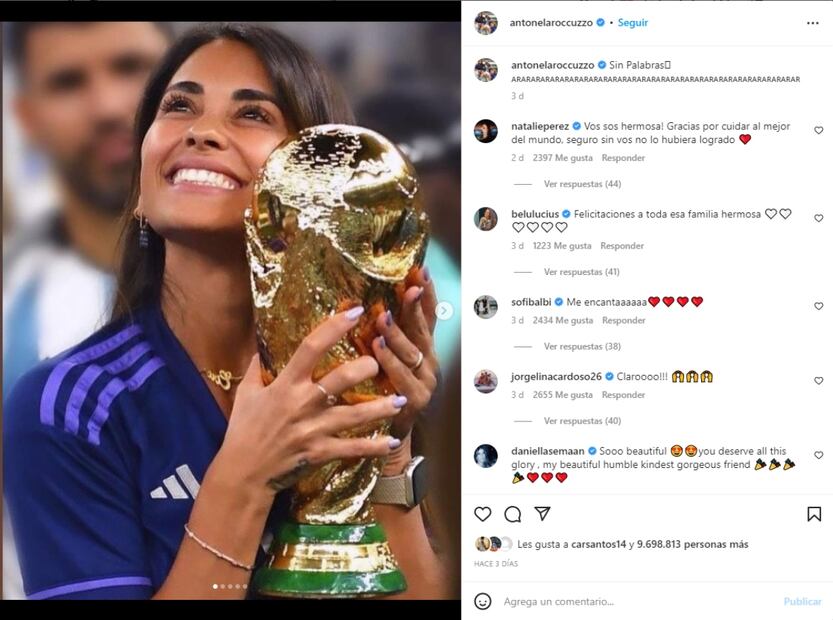 Todo lo que debes saber sobre los hijos de Lionel Messi, ganador del Mundial Qatar 2022