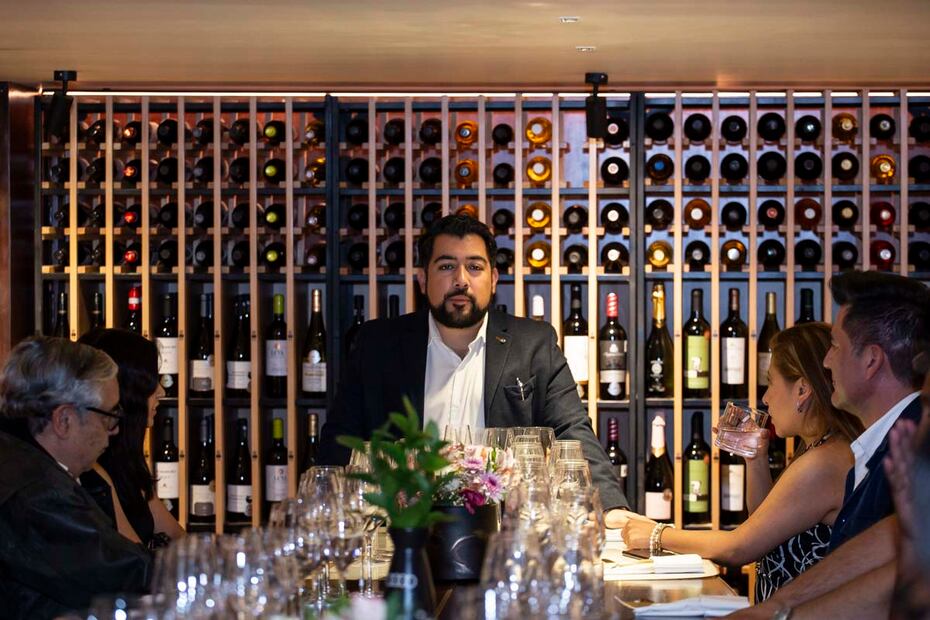 Manuel Negrete, sommelier. (Foto: Esteban Torreblanca)