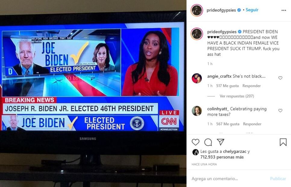 Así se pronunciaron las celebridades por el triunfo de Joe Biden