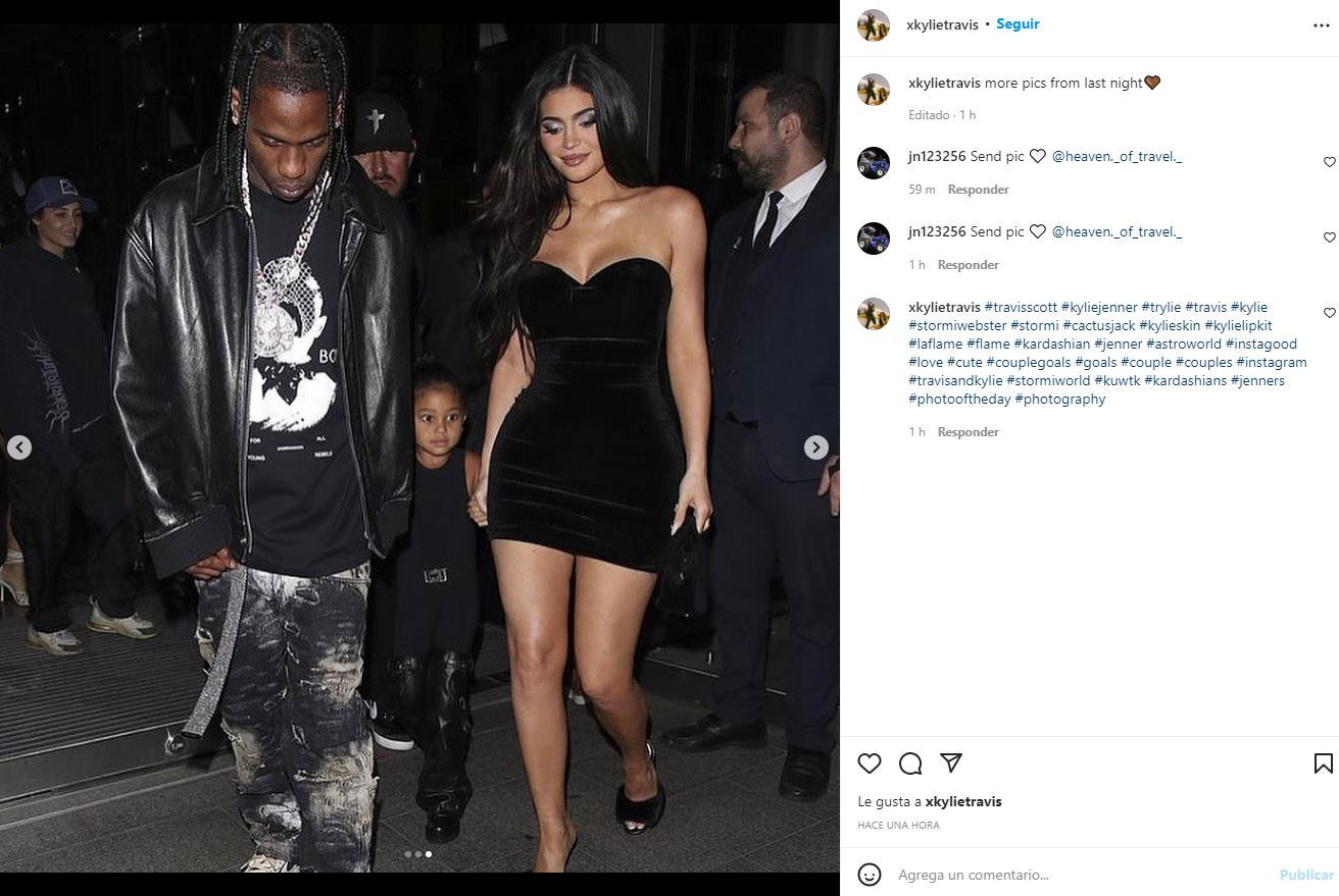Kylie Jenner y Stormi Webster, su estiloso match en total black