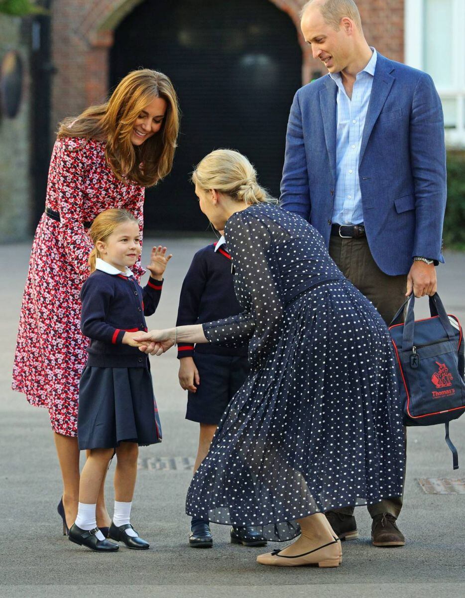 FOTOS: Las mejores imágenes de la princesa Charlotte en su primer día de escuela